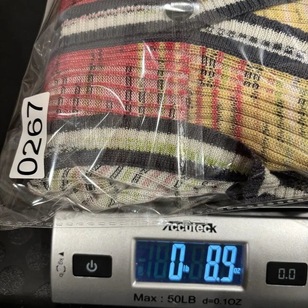 Missoni Cardigan Sweater 4 XS Multicolor Striped V-neck Made in Italy Classic - Picture 16 of 16